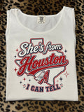 She's from "Houston Angels" I Can Tell